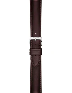 Tissot Official Leather 20mm Watch Strap in Brown