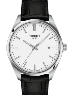 Tissot PR 100 40mm T1504101601100 Watch in White & Black Leather