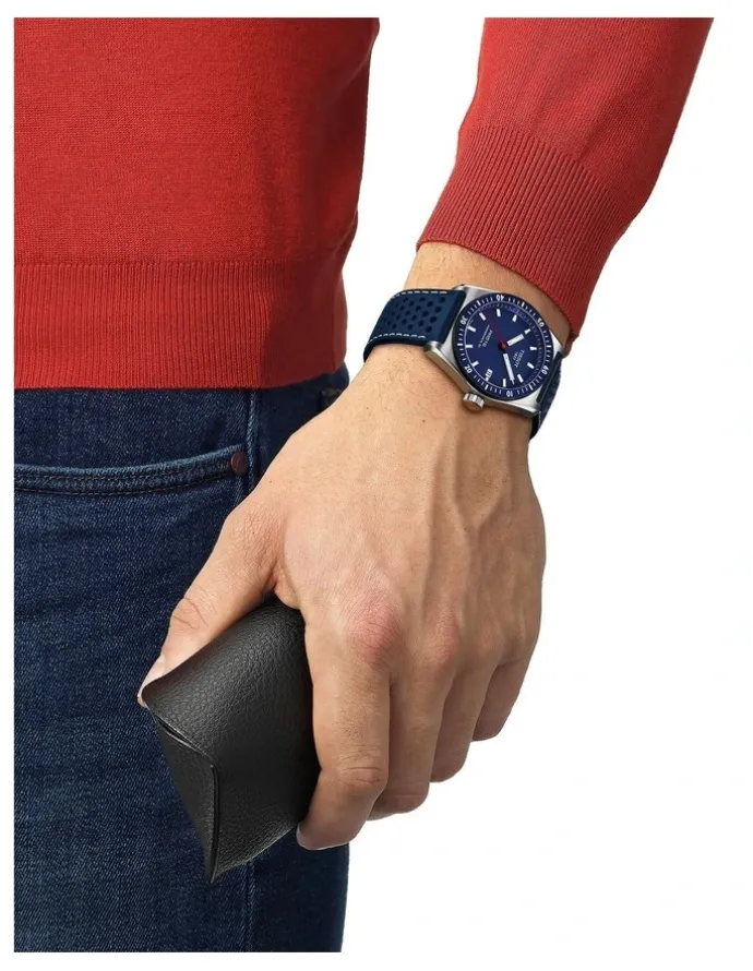 Tissot PR516 Powermatic 80 T1494071604100 Watch in Blue