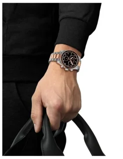 Tissot PR516 Quartz Chronograph T1494172205101 Watch in Rose Gold/Black