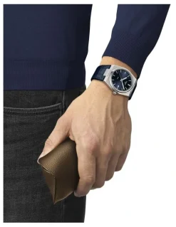 Tissot PRX T1374101604100 Watch in Blue Leather