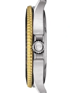 Tissot Seastar 1000 40mm T1204102205100 Watch in Black/Yellow Gold