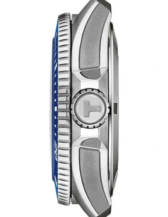 Tissot Seastar 2000 44mm Watch T1209071704100 in Blue