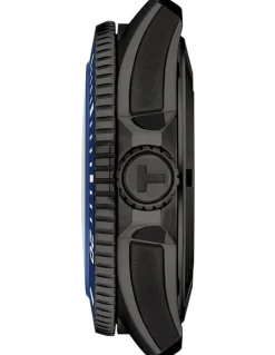 Tissot Seastar 2000 44mm Watch T1209073704100 in Blue/Black PVD