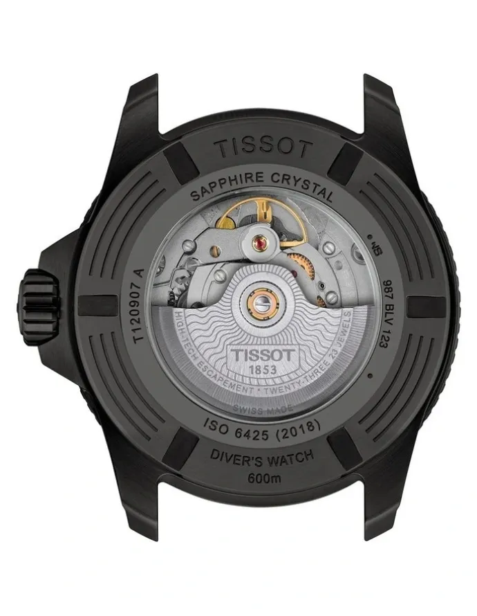 Tissot Seastar 2000 44mm Watch T1209073704100 in Blue/Black PVD