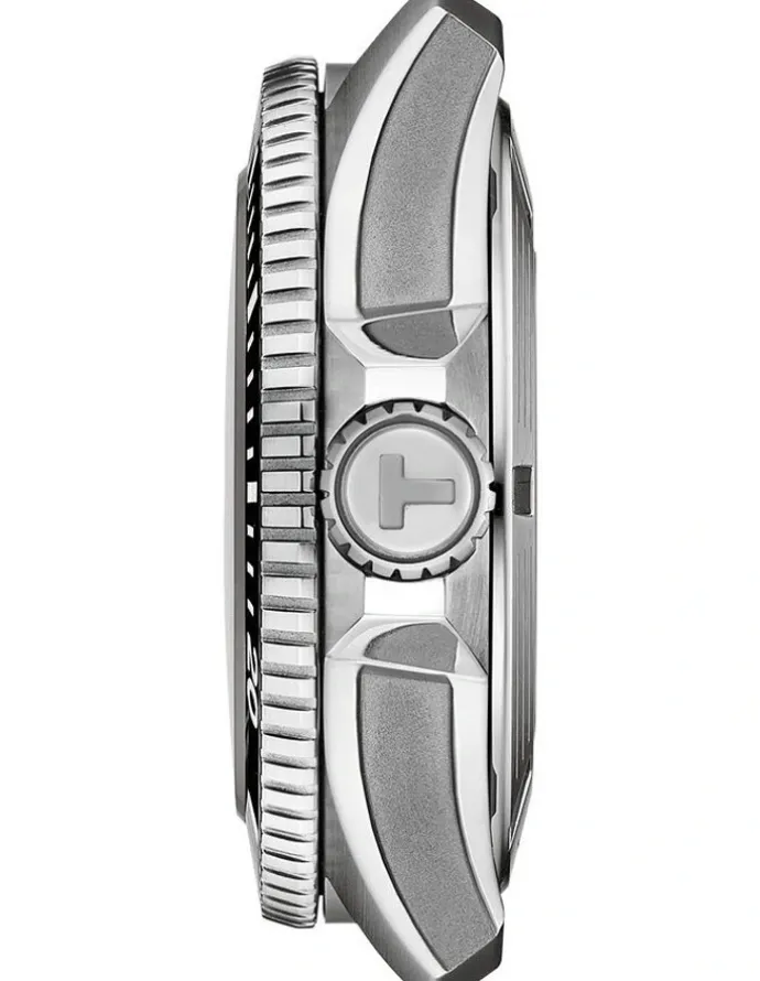 Tissot Seastar 2000 44mm Watch T1209071105100 in Black