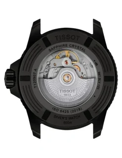 Tissot Seastar 2000 44mm Watch T1209073705100 in Black PVD/Black Rubber