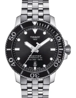 Tissot Seastar 1000 Powermatic 80 T1204071105100 Automatic Watch in Black