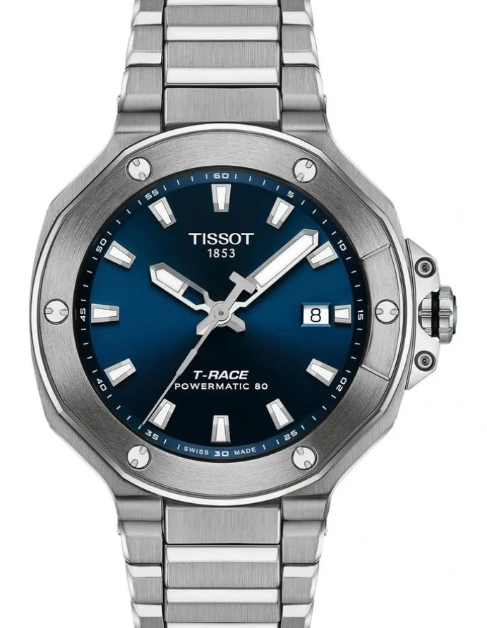 Tissot T-Race Powermatic 80 T1418071104100 Watch in Silver