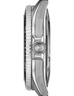 Tissot Seastar 1000 Powermatic Watch 80 40mm T1208071105100 in Black/Silver
