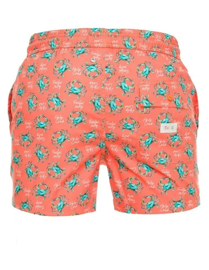 Tolu Crabs Swim Shorts in Orange