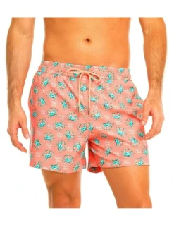 Tolu Crabs Swim Shorts in Orange