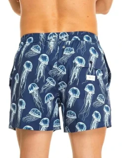 Tolu Jellyfish Swim Shorts in Blue