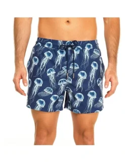 Tolu Jellyfish Swim Shorts in Blue