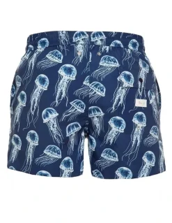 Tolu Jellyfish Swim Shorts in Blue
