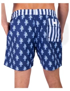 Tolu Lobster Boardshorts in Blue
