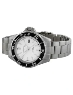 Tony+Will Diver Watch in Silver