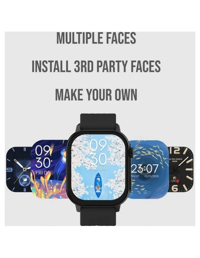Tony+Will Smart Watch in Black