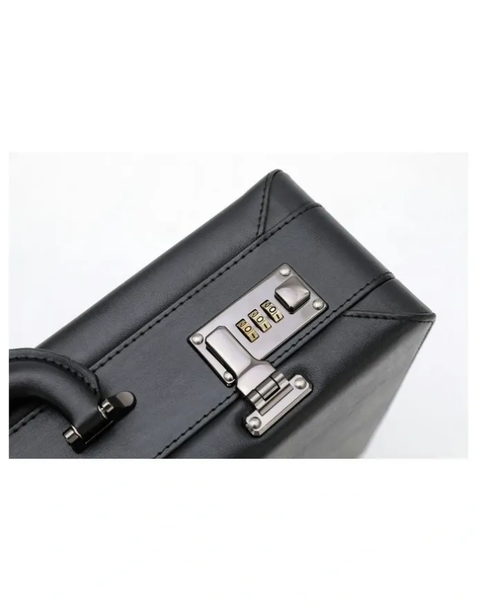 Tosca Business Briefcase Bag With Combination Lock in Black
