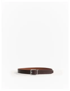 Trenery Flint Reversible Belt in Espresso