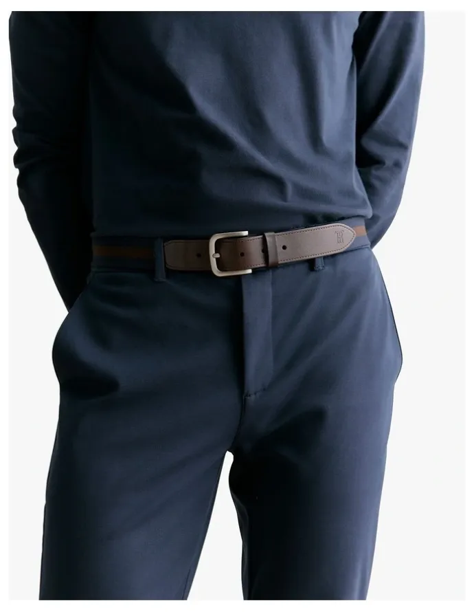 Trenery Forrest Webbing Belt in Navy