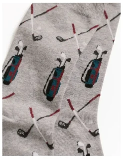 Trenery Golf Caddy Sock in Grey Marle