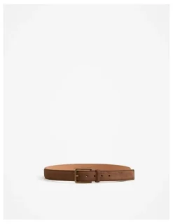 Trenery Mica Suede Belt in Latte