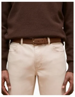 Trenery Mica Suede Belt in Latte