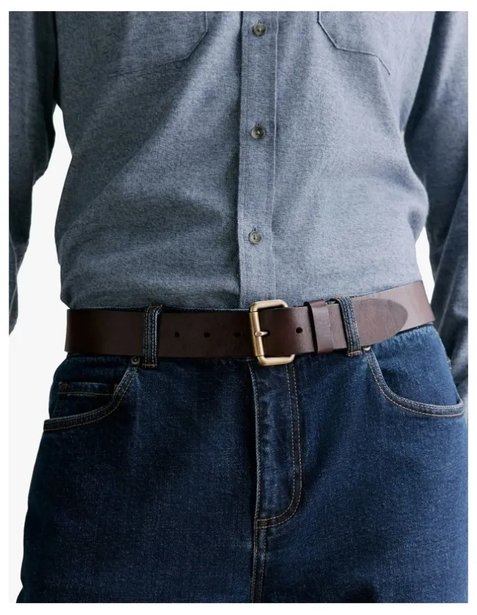 Trenery Wilson Belt in Chocolate