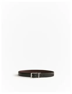 Trenery Ballard Reversible Belt in Chocolate