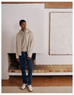 Trenery Harrington Jacket in Putty