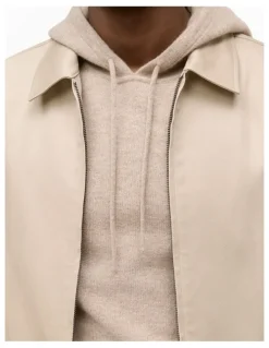 Trenery Harrington Jacket in Putty
