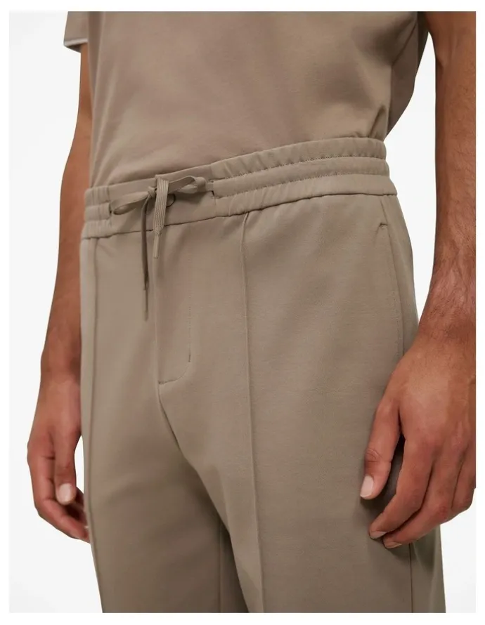 Trenery Ponte Straight Leg Pant in Dark Taupe