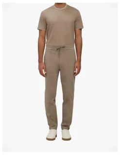 Trenery Ponte Straight Leg Pant in Dark Taupe