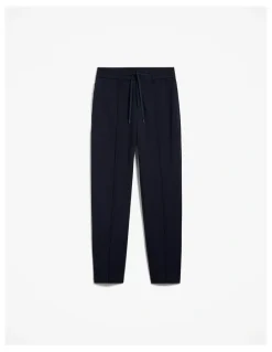 Trenery Ponte Straight Leg Pant in Navy