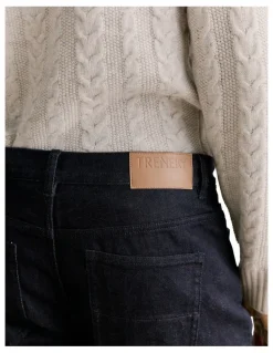 Trenery Relaxed Fit Dark Wash Jean in Ink Blue