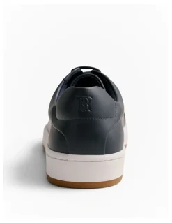 Trenery Woodhead Leather Sneaker in Navy