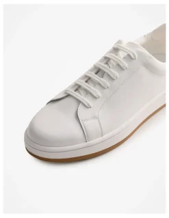 Trenery Woodhead Leather Sneaker in White