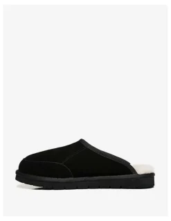 UGG Australian Shepherd Bred Cow Suede Slipper in Black