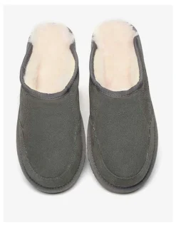 UGG Australian Shepherd Bred Cow Suede Slipper in Grey