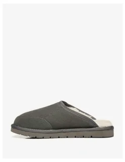UGG Australian Shepherd Bred Cow Suede Slipper in Grey