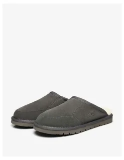 UGG Australian Shepherd Bred Cow Suede Slipper in Grey