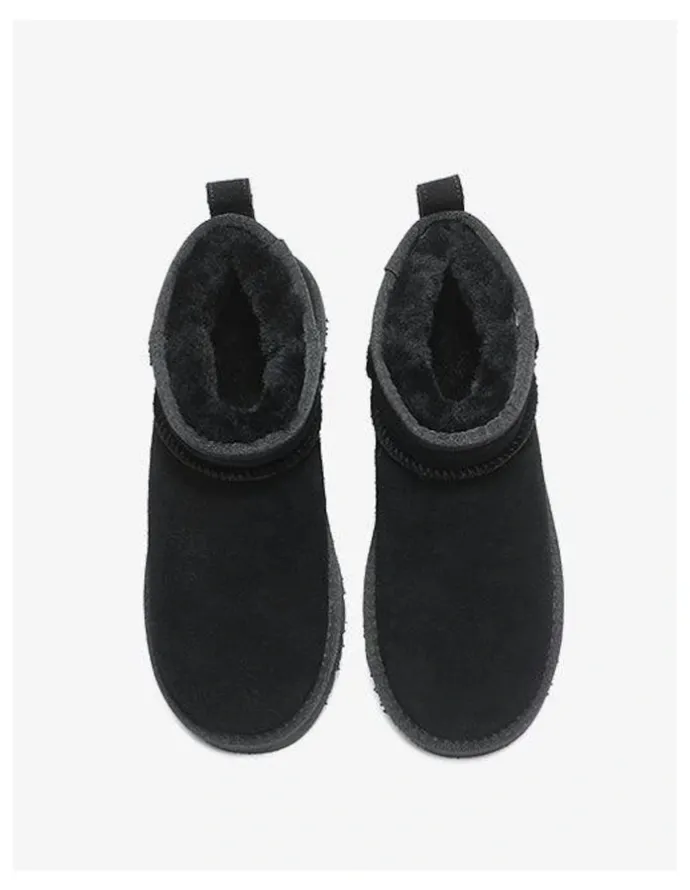 UGG Australian Shepherd Julia Cow Suede Boots in Black