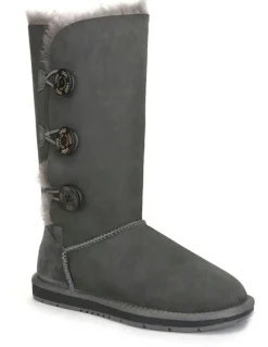 UGG Australian Shepherd Tall Button Boots in Grey