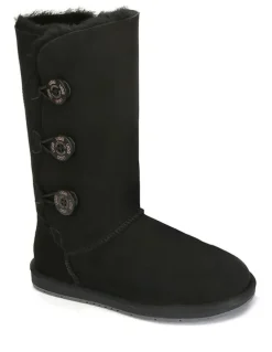 UGG Australian Shepherd Tall Button Boots in Black