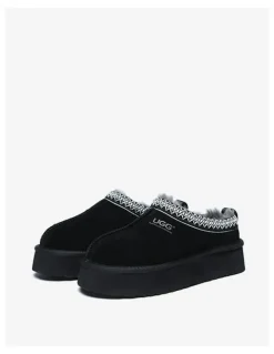 UGG Australian Shepherd Ventus Cow Suede Platform Boot in Black