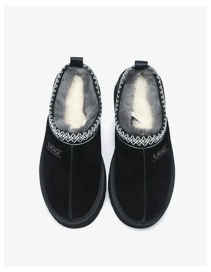 UGG Australian Shepherd Ventus Cow Suede Platform Boot in Black