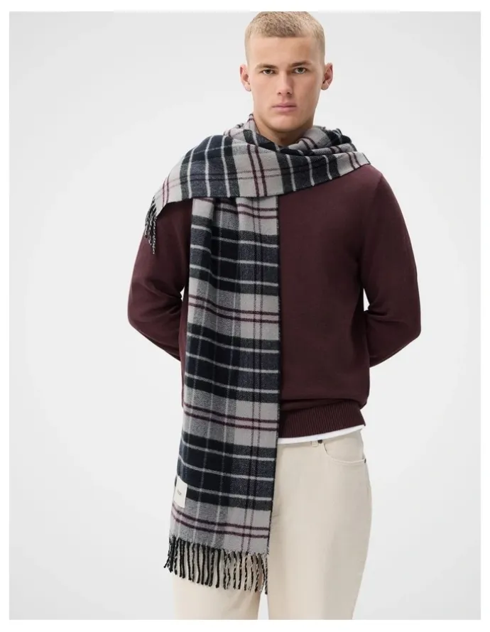 Unison Check Scarf in Multi