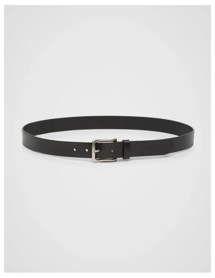 Unison Emmett Leather Belt in Black
