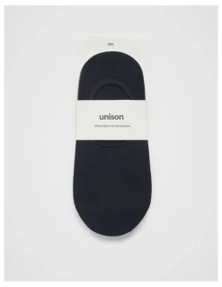 Unison No Show Socks 3 Pack in Assorted